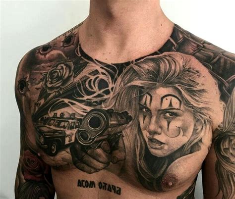 tatuajes chicanos para hombres|Tatuaje chicano